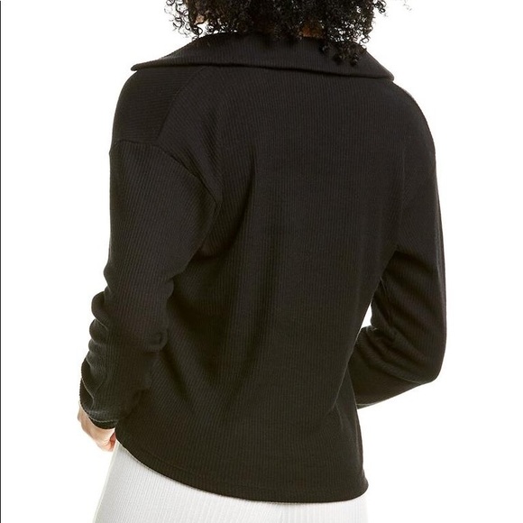 NWT LNA DUDLEY COLLARED V NECK HENLEY SWEATER SWEATSHIRT!!! RETAILS FOR $145!!! - Picture 2 of 2